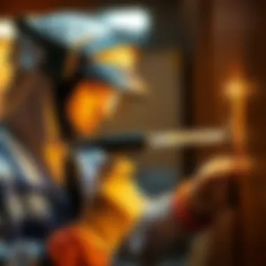 Expert Techniques in Pest Treatment Professional pest control treatment in action