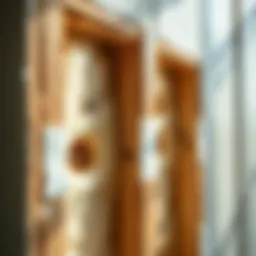 Cross-section of walls with anti-pest insulation