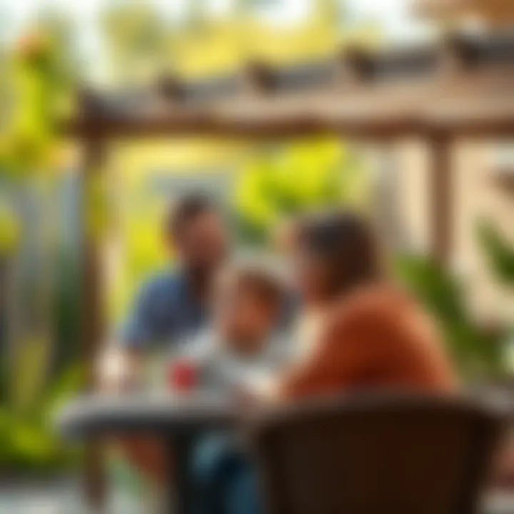 Enjoying Outdoor Spaces Pest-Free A family enjoying a pest-free backyard