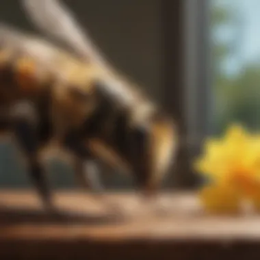 A visual guide on humane bee removal methods and techniques