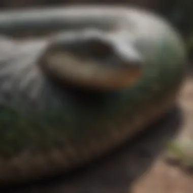 Application of Chemical Snake Repellent Chemical snake repellent application