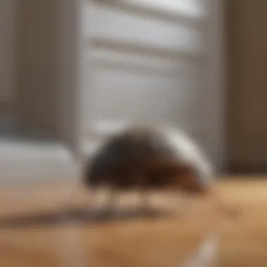 Pest Control Application Homeowner applying pest control measures