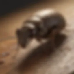 Detailed view of various pests commonly found in homes