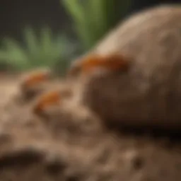 Detailed diagram of termite life cycle