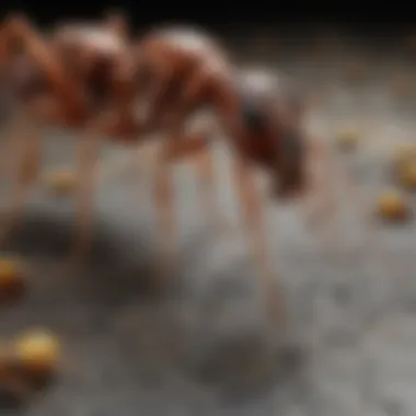 Application Methods for Ant Control A diagram showing application methods for ant poisons