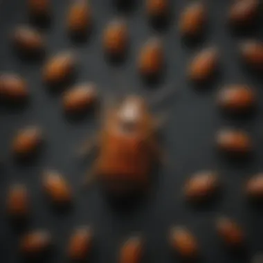 Life Cycle of the Black Carpet Beetle Infographic illustrating the life cycle of the black carpet beetle