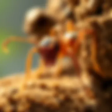 Understanding Ant Behavior in Domestic Environments Illustration of ant behavior around common household areas