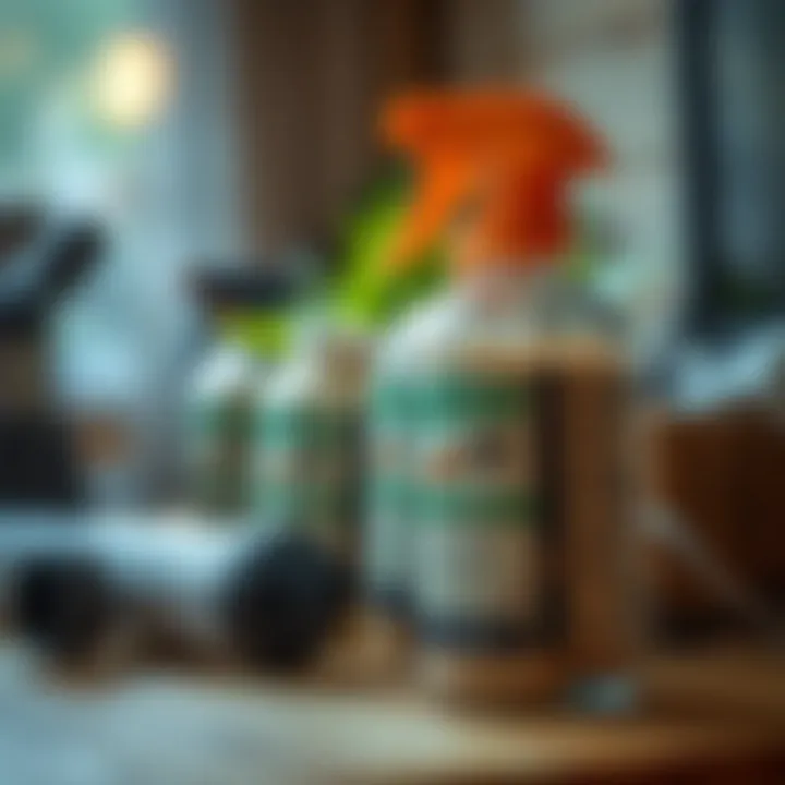 Eco-Friendly Pest Solutions A close-up view of eco-friendly pest control products used by Aptive.