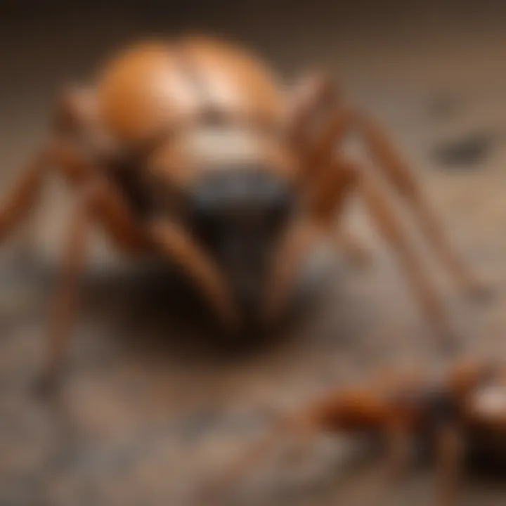 A close-up of common household pests including ants and spiders