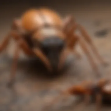 Household Pests Identification A close-up of common household pests including ants and spiders