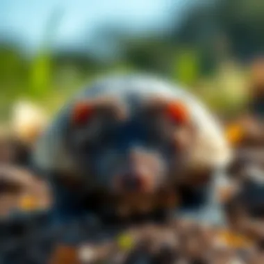 Understanding the Anatomy of Moles Detailed illustration showcasing the anatomy of a mole