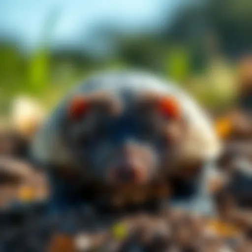 Understanding the Anatomy of Moles Detailed illustration showcasing the anatomy of a mole