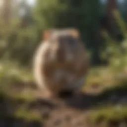 Diagram illustrating the principles of electronic vole repellents