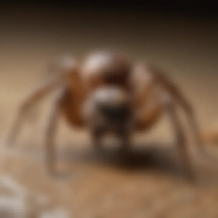 Illustration of a spider found in homes