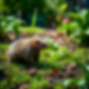 Healthy Garden Landscape Healthy garden landscape free from moles