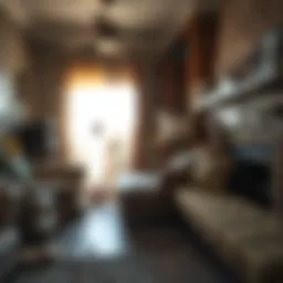 Infestation of common pests in a home setting