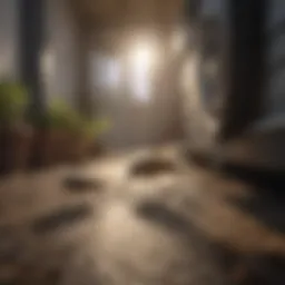 Detailed view of pest control techniques