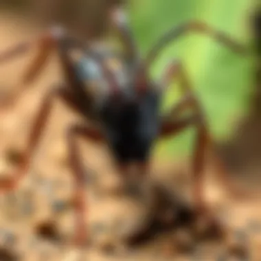 Understanding Ant Behavior Illustrative representation of ant behavior patterns