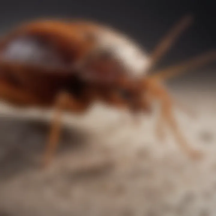 A distressed individual showing signs of discomfort due to bed bug bites