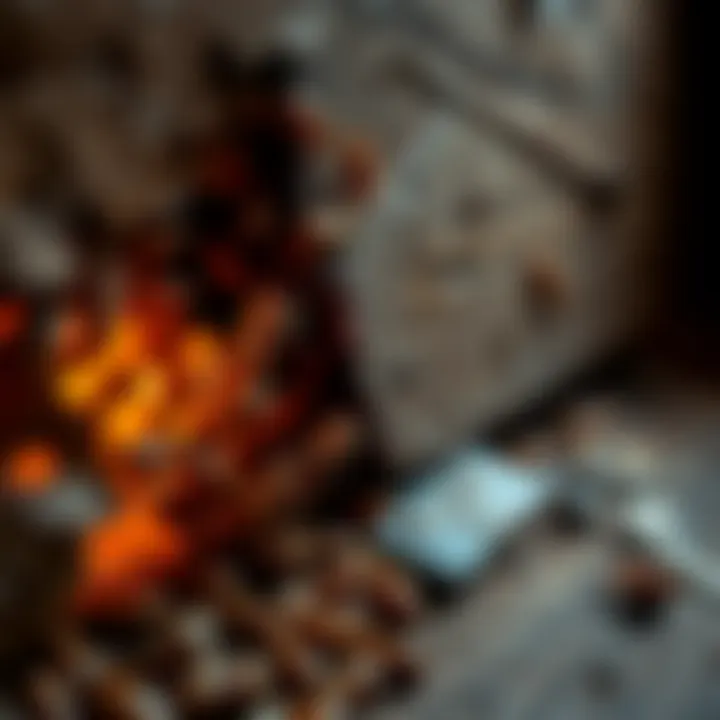 Detailed analysis of termite damage in a home