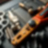 Detailed view of pest identification tools