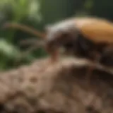 A close-up view of common Florida pests including termites and roaches.