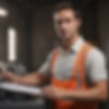 Customer Support at Pinto Trash Service Customer service representative assisting a client