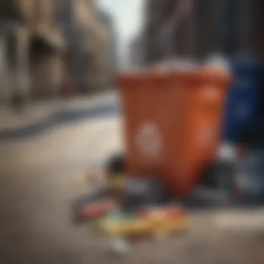 Promoting Recycling with Pinto Trash Service Recycling bins with various materials