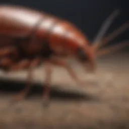 Detailed diagram of cockroach anatomy