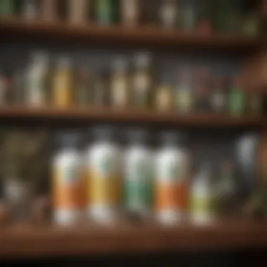 Eco-friendly pest control products displayed on a shelf