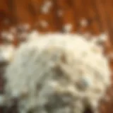 Natural Diatomaceous Earth Diatomaceous earth powder in a container