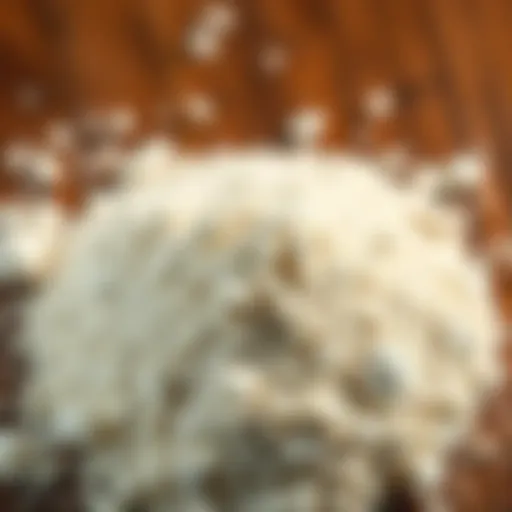 Natural Diatomaceous Earth Diatomaceous earth powder in a container