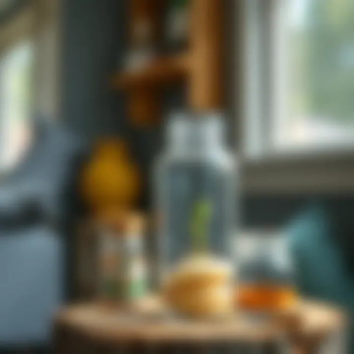 Natural pest control solutions displayed creatively