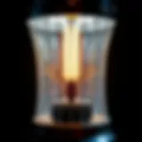 Illustration of a bug zapper in action, showcasing its attraction mechanism.