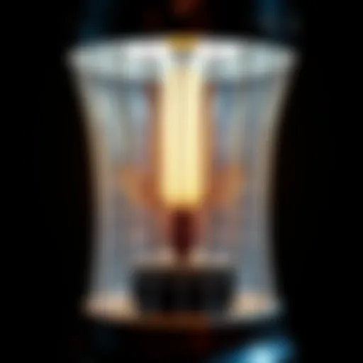 Illustration of a bug zapper in action, showcasing its attraction mechanism.