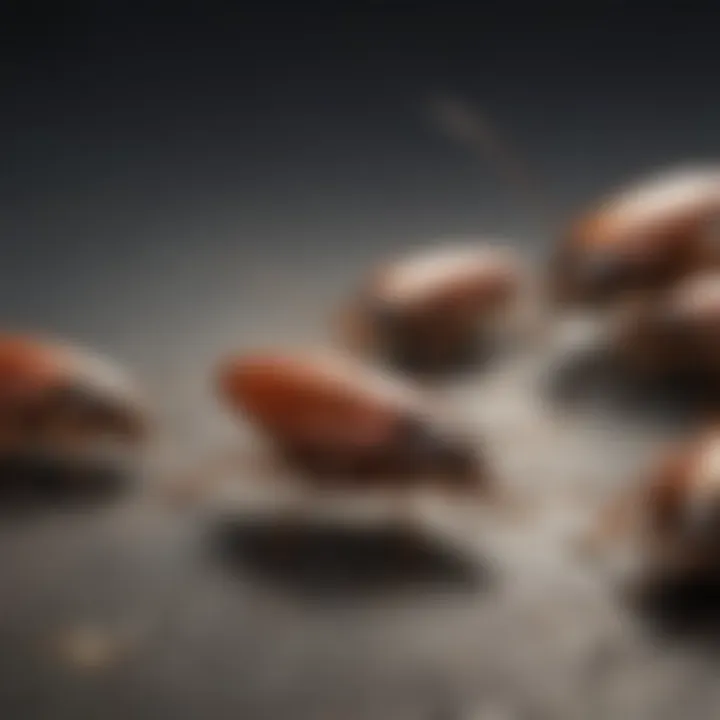 Illustration showcasing various types of cockroach sprays