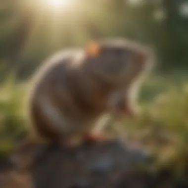 A variety of natural repellents to deter voles