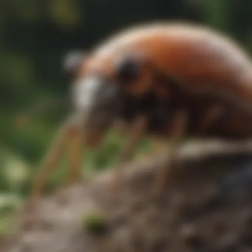 A close-up of common garden pests showcasing their distinct features