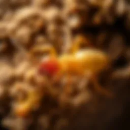 Detailed illustration of termite anatomy