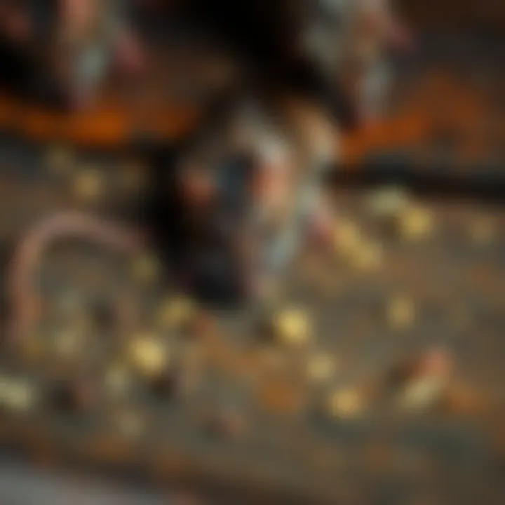 Identifying Infestation Signs Signs of roof rat infestation, including droppings and gnaw marks