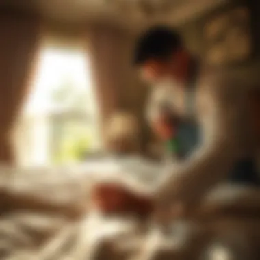 Application of insecticide on bedding