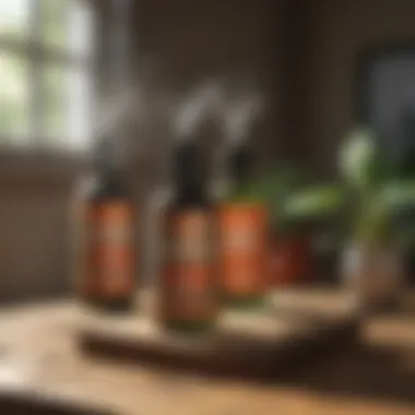 Natural Repellents for Fly Management Natural repellents displayed in a home environment