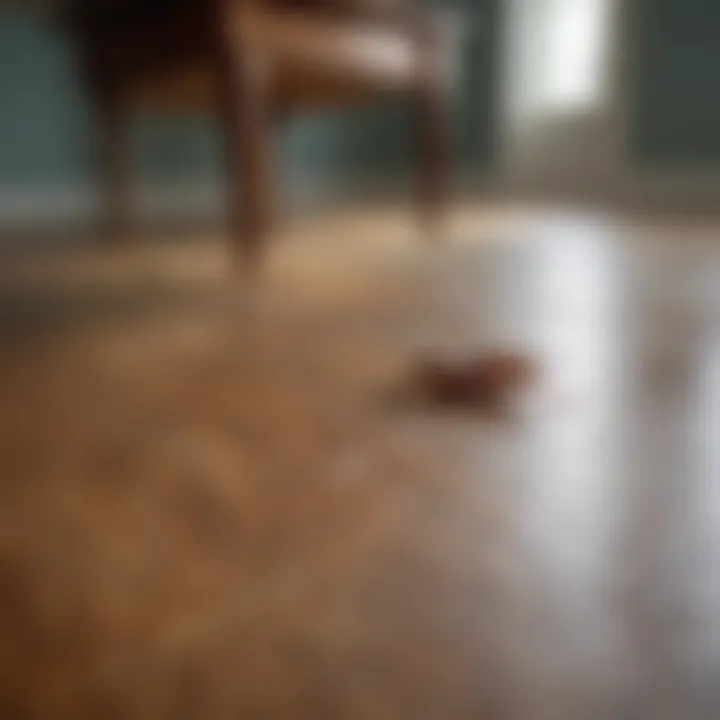 Maintaining a flea-free hardwood floor environment