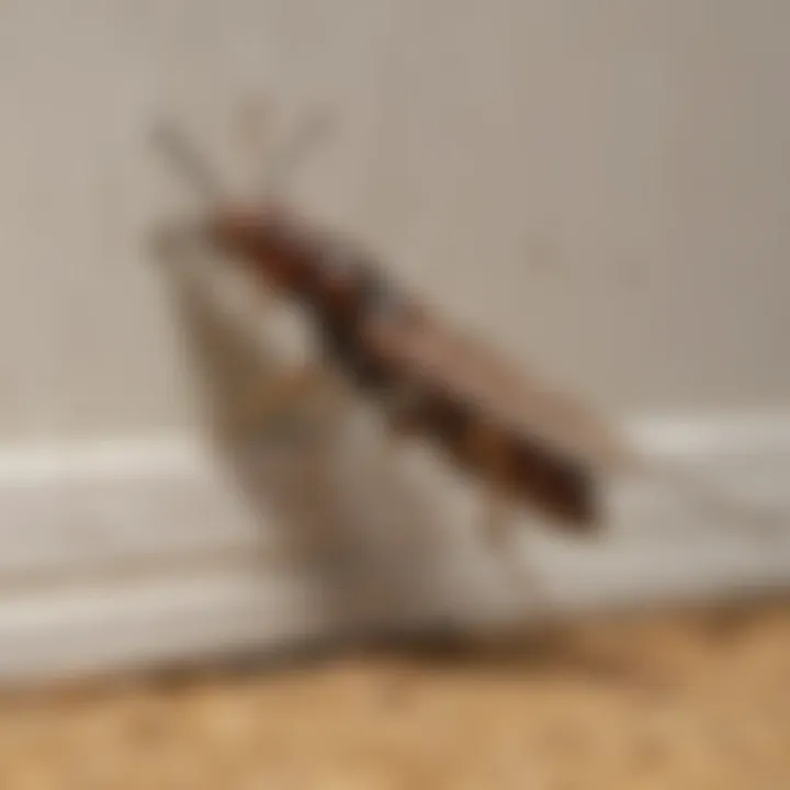 Professional technician inspecting a home for termite infestation