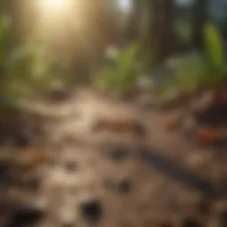 A close-up image of a natural ant repellent made from essential oils.