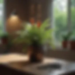 A vibrant indoor plant known for its mosquito-repelling properties.