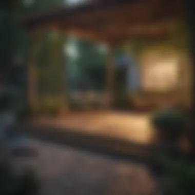 Creating a Mosquito-Free Outdoor Space A serene outdoor space equipped with protective measures against mosquitoes