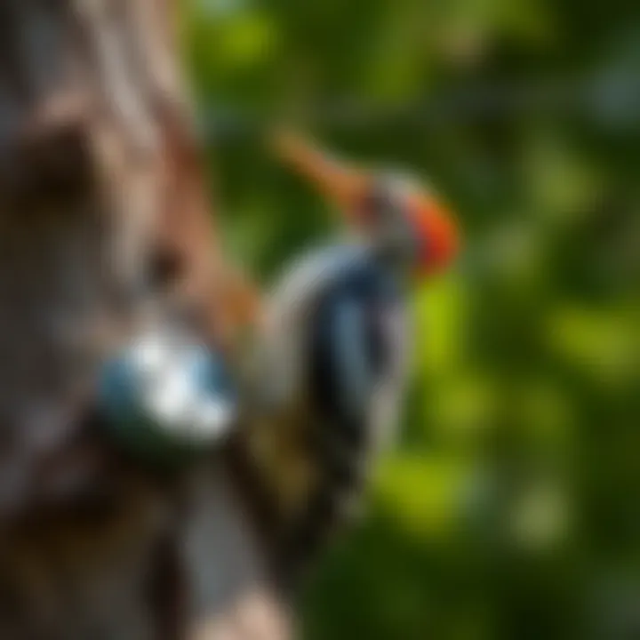 Effective Deterrents for Woodpeckers Visual representation of various woodpecker deterrents