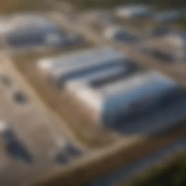 Exterior View of the Emco Site Overview of the Emco facility showcasing its exterior