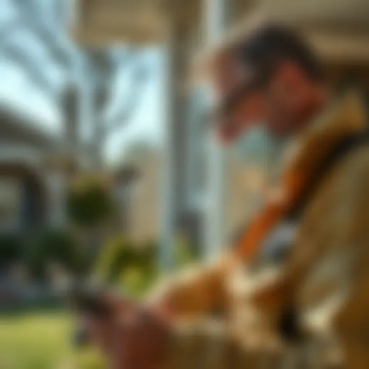 Home Inspection for Pests Pest control specialist inspecting a home